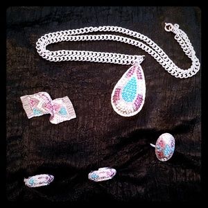 Vintage Sarah Coventry 'Shangri La' Jewelry Set